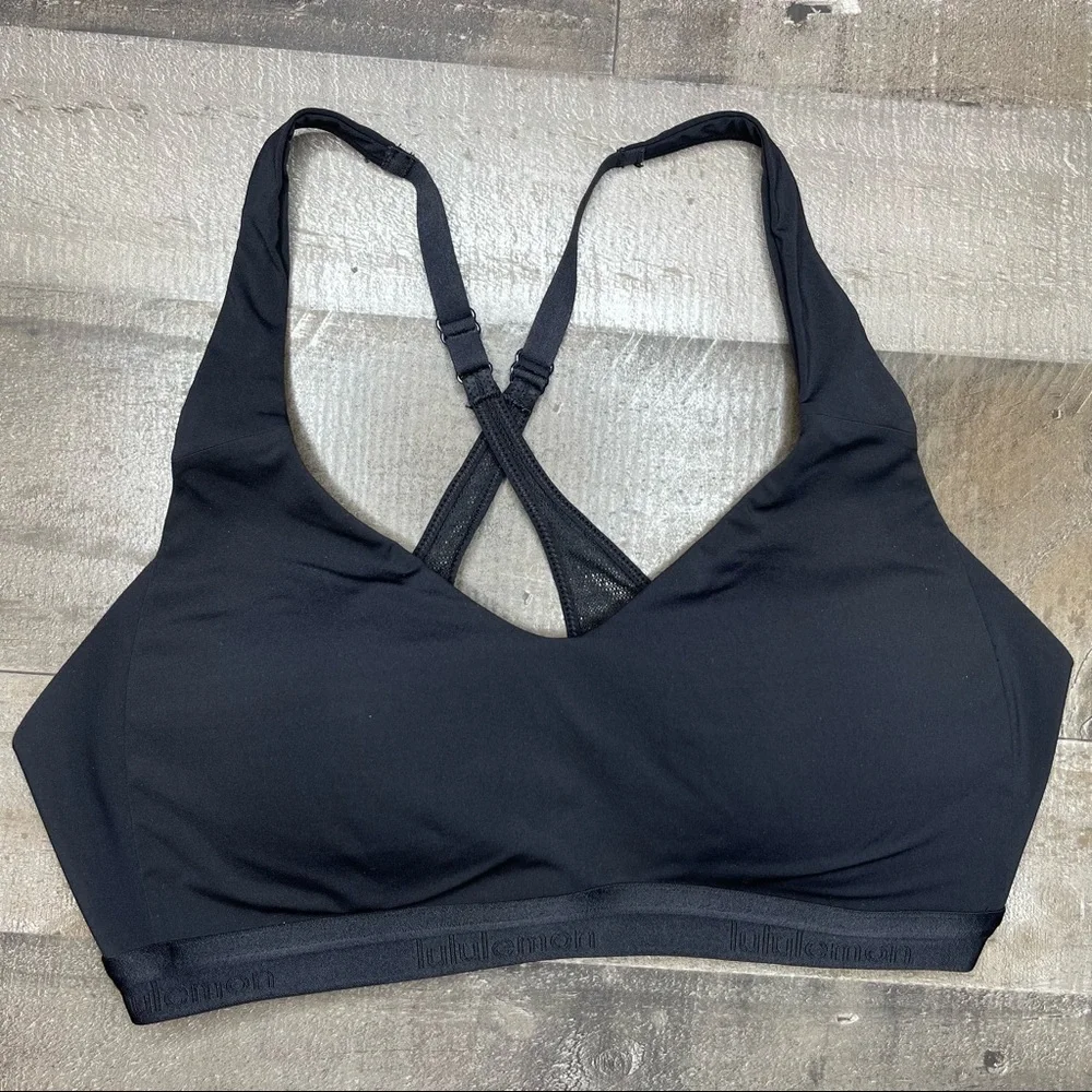Lululemon Up For It Black Bra size 34C